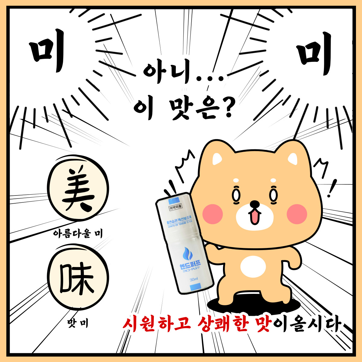 피우면서 끊는 금연보조제, 엔드퍼프